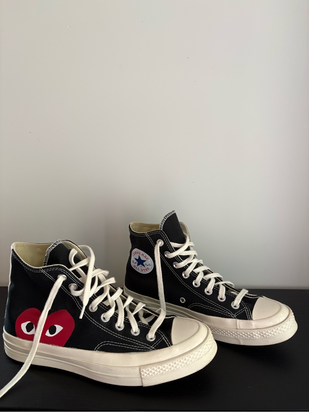 Comme des Garçons PLAY x Converse Chuck 70 High Top Black